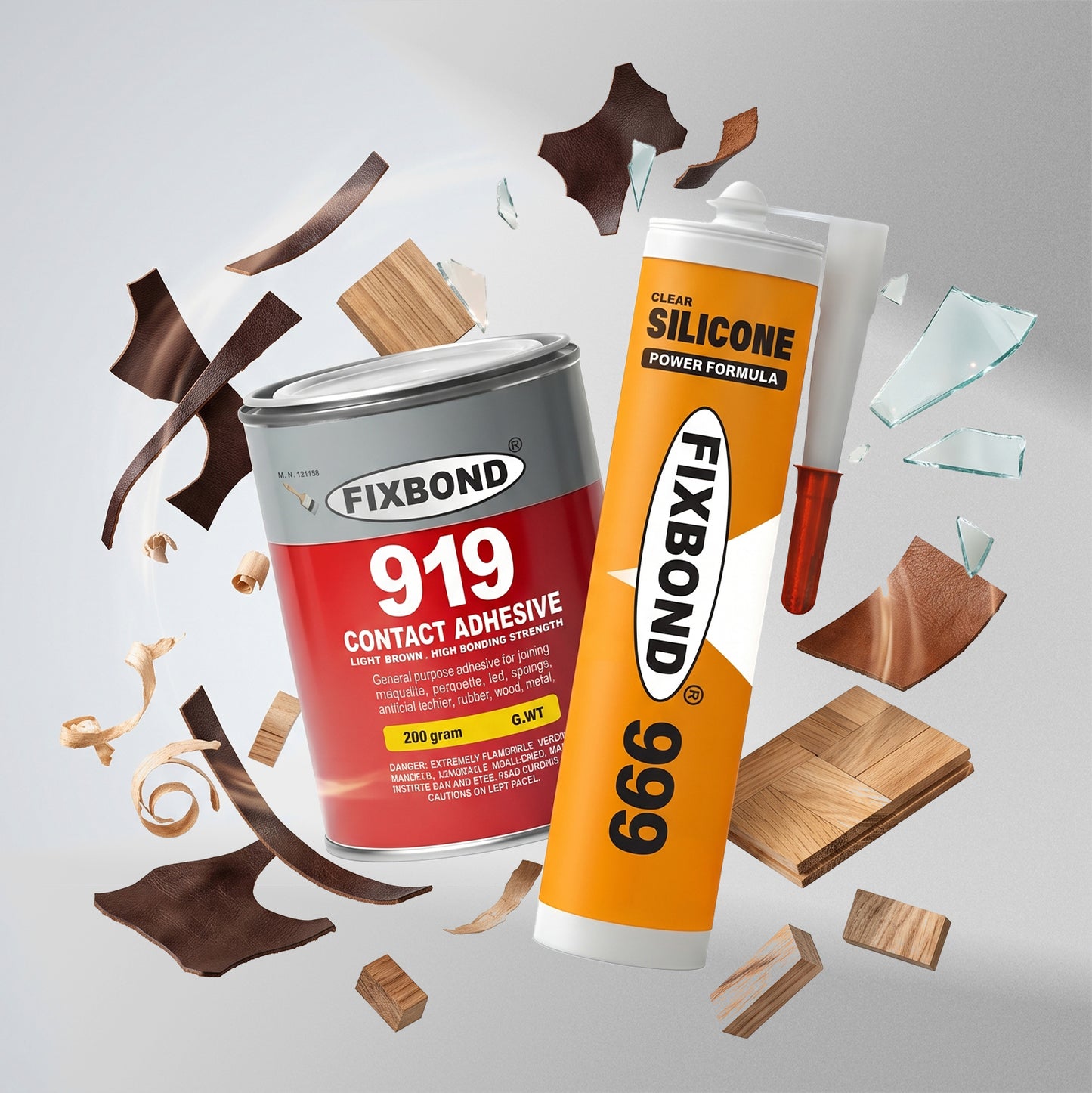 مجموعة فيكس بوند المتكاملة (لزق+عزل) – FIXBOND 919 + FIXBOND 999